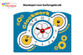 Wandspel voor buiten Klok kijken