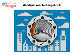 Wandspel voor buiten Regenboog