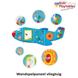 Wandspel | Wandspeelbord Vliegtuig 5-delige set