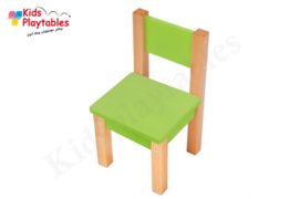 Houten HPL stoel kleur groen | zithoogte 28 cm | kinderzetel | Houten kinderstoeltje voor kinderen | stoel kind | Peuterstoeltje