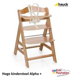 Hoge Kinderstoel Hauck Alpha Plus Blank gelakt