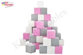 Soft Play Foam Blokken set 45 stuks multicolor | grote speelblokken | baby speelgoed | foamblokken | bouwblokken | Soft play speelgoed | schuimblokken