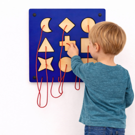 Wandspel | Wandspeelbord Insteekvormen