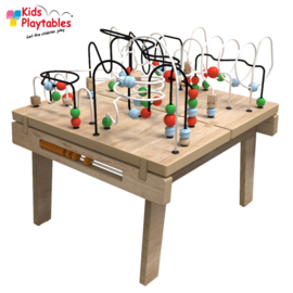 Kralentafel Speeltafel Kidsplaytables blank gelakt