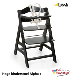 Hoge Kinderstoel Hauck Alpha Plus Black-washed