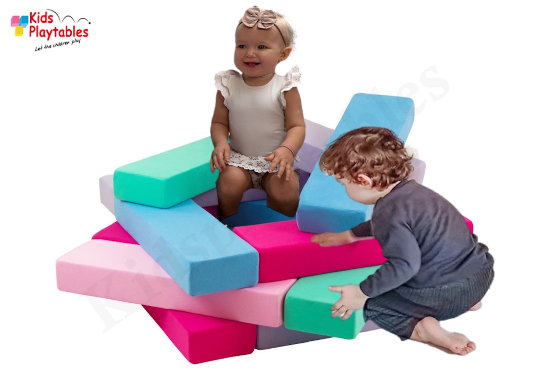 Reuze Zachte Jenga Bouwblokken voor uw Kinderhoek Set van 30 stuks