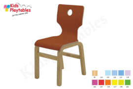 Eden - Houten Stapelbare stoel , stapelstoel