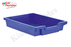 Gratnells Box opbergbak lade Blauw H 7.5 cm Geleiderails inbegrepen