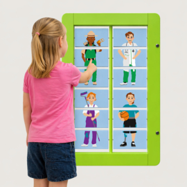 Wandspel | Wandspeelbord Dress Code