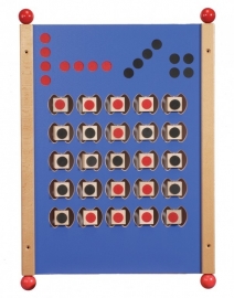 Wandspel | Wandspeelbord 4 op een rij Blauw