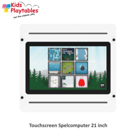 Touchscreen Spelcomputer wandspel 21 inch wit