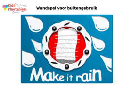 Wandspel voor buiten Laat het Regenen