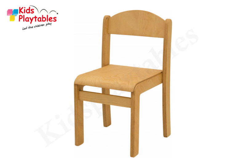 Tamara - Houten Stapelbare stoel , stapelstoel H 31 cm