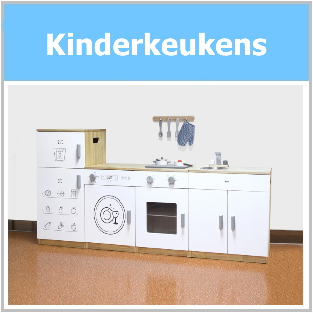 Kinderkeuken set voor kinderdagverblijf