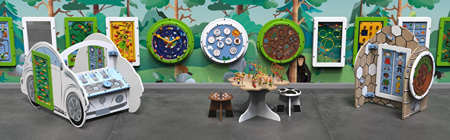 Wandspeelborden en wandspellen Kidsplaytables