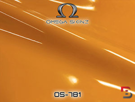 Wrap folie Omega Skinz Vortex Orange Gloss