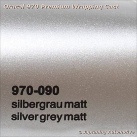 Wrap Folie Oracal Premium 970RA-090M Silver Grey Matt