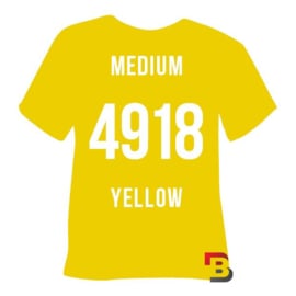 Poli-Flex Turbo textieltransfer flexfolie -  Medium Yellow 4918