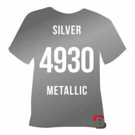 Poli-Flex Turbo textieltransfer flexfolie - Silver Metallic 4930