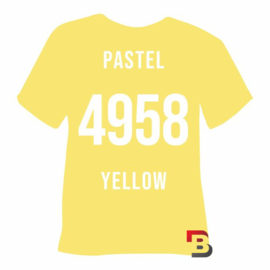Poli-Flex Turbo textieltransfer flexfolie -  Pastel Yellow 4958