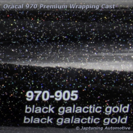 Wrap Folie Oracal Premium 970RA-905 Black Galactic Gold