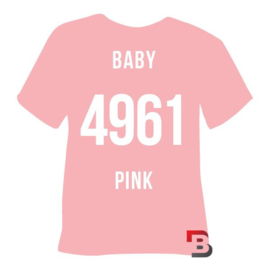 Poli-Flex Turbo textieltransfer flexfolie -  Baby Pink 4961