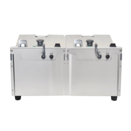 DUBBELE FRITEUSE 2X5L 2800W