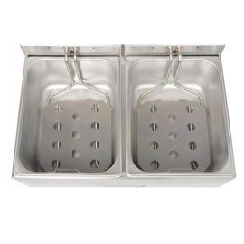 DUBBELE FRITEUSE 2X5L 2800W