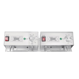 DUBBELE FRITEUSE 2X5L 2800W MET TIMER