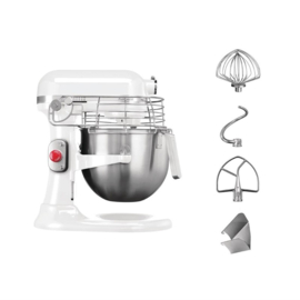 KITCHENAID PROFESSIONELE MIXER WIT 6,9L