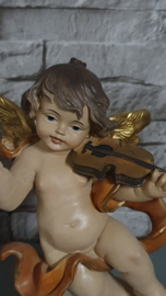 Beeld engel met viool (decoratie)
