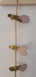 Kaartenhanger of kaartenhouder van Appletree, roze