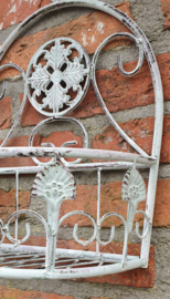 Brocante wandrek of hanger van metaal