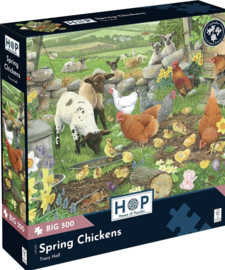 House of Puzzles - Spring Chickens - 500XL stukjes