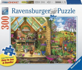 Ravensburger - Kijkje in het Tuinhuis - 300XL stukjes