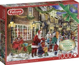 Falcon de Luxe 11343 - Letters for Santa - 2x1000 stukjes