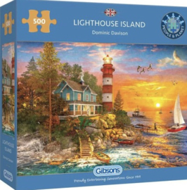 Gibsons 3147 - Lighthouse Island - 500 stukjes