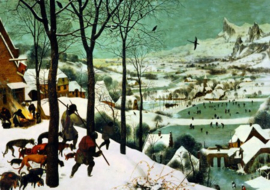 Piatnik Pieter Brueghel - Hunters in the Snow - 1000 stukjes