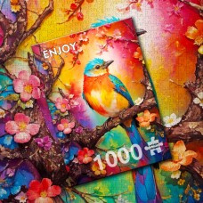 Enjoy 2147 - Colorful Birdie - 1000 stukjes