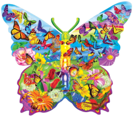 Master Pieces - Butterfly Suprise - 1000 stukjes  Vormpuzzel