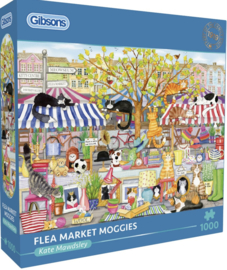Gibsons 6474 - Flea Market Moggies - 1000 stukjes