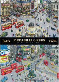 Gibsons 7158 - Piccadilly Circus 1940's-1970's - 1000 stukjes