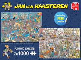Jan van Haasteren - De Verbouwing & Doe-Het-Zelfwinkel 2x1000 stukjes