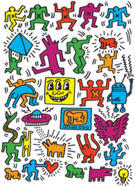 Eurographics Keith Haring - Collage - 1000 stukjes