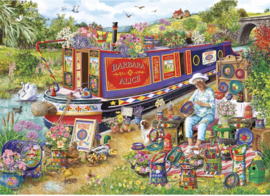 Gibsons 6456 - Canal Boat Blooms - 1000 stukjes