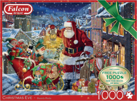 Falcon de Luxe 500131 - Christmas Eve - 2x1000 stukje