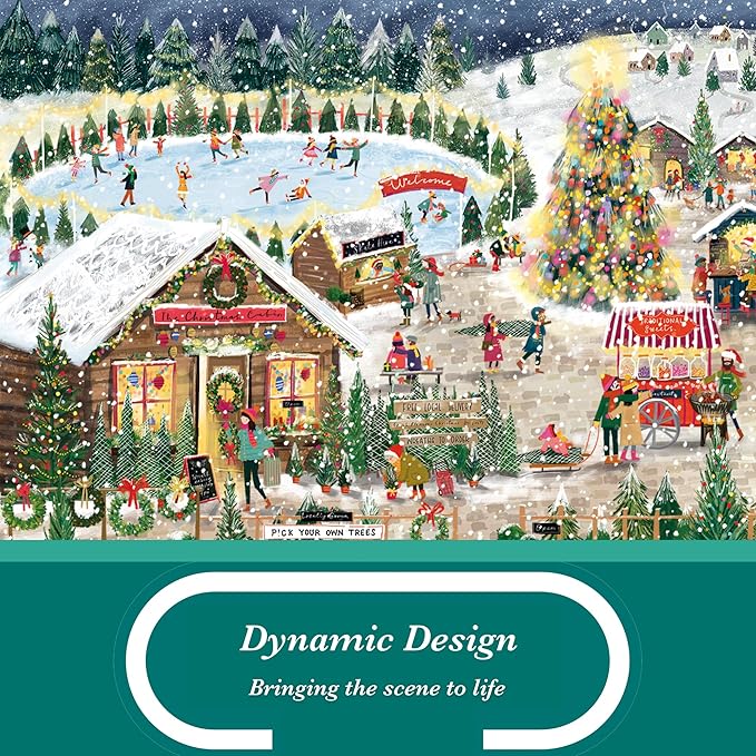 Falcon de Luxe 515 - Winter Village - 1000 stukjes