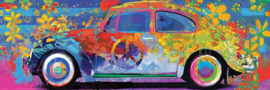 Eurographics 5441 - VW Beetle Splash Panorama - 1000 stukjes  Panorama