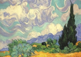 Piatnik Vincent van Gogh - Korenveld met Cipressen - 1000 stukjes