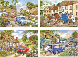 House of Puzzles - Village Life - 4x500 stukjes